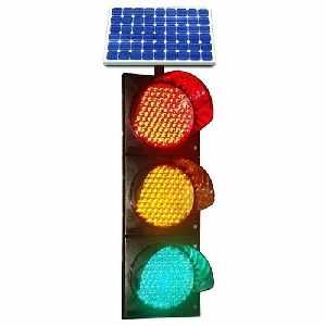 solar traffic signal light