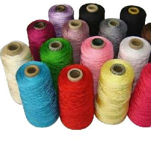 dyed viscose yarn