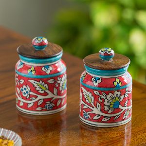 Ceramic Printed Jar