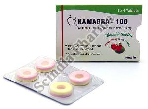 Kamagra 100mg Chewable Tablets Strawberry with Lemon