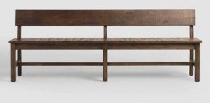 Brown Color Wooden Bench