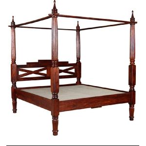 Indian Poster Canopy Bed