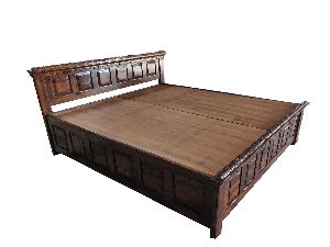 Sheesham Wood King Size Box Bed