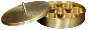 Brass Masala Box