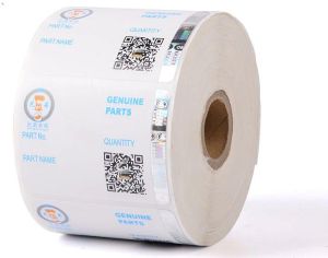 Paper Labels With Holographic Strip