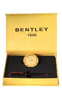 BENTLEY GOLD Analog Clock