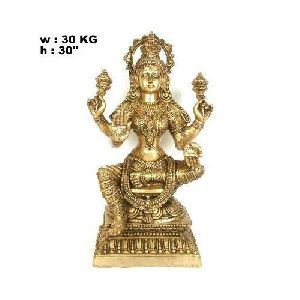 Brass Lakshmi Statue