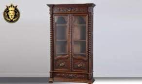 Antique Hand Carved Bookcase