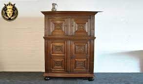 Antique Teak Wood Dutch Wardrobe