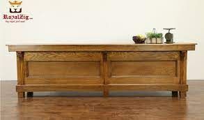 Antique Teak Wood Kitchen Counter