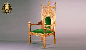 Carved Guru Ji Accent Chair