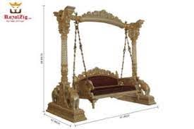 Golden Pearl Teak Wood Royal Swing