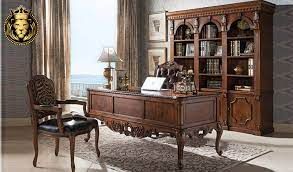 Hand Carved Study Room Furniture