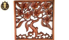 Teak Wood Wall Hanging Panel