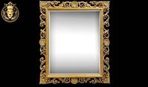 Luxury Style Gold Leaf Mirror Frame