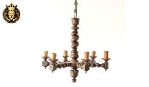 Teak Wood Chandelier