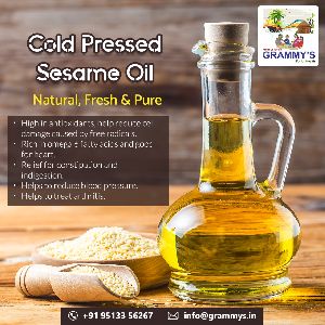Wood Pressed Sesame Oil