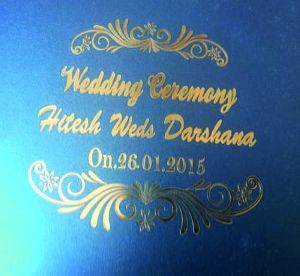 Wedding Cards Metal Sticker