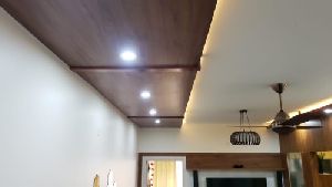 wooden false ceiling