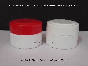 100gm Plastic Cosmetic Cream Jar