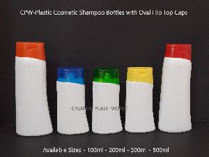 Plastic Cosmetic Shampoo Bottles