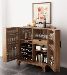 Wooden Bar Cabinet