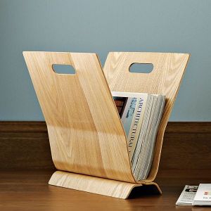 Wooden Magazine Holder