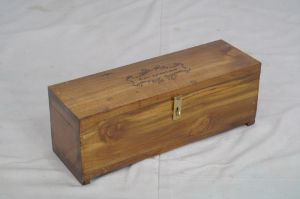 Teak Wooden Jewellery Box - Rectangular Prism Shape