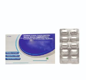 Antioxidant Lycopene Essential Amino Acids DHA (Veg) Alpha Lipoic Cyanocobalamin Tablets
