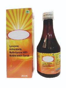 Lycopene Antioxidants Multivitamins with Multiminerals Syrup