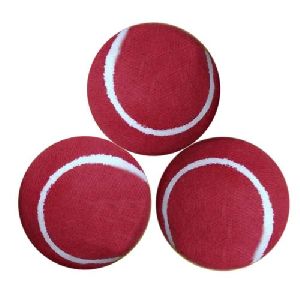 Red Tennis Cricket Ball