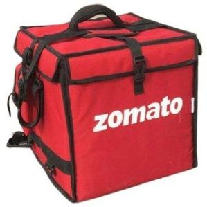 Zomoto Red Food Delivery Bag