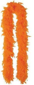 Feather Boa Orange