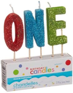 O-N-E Pick Glitter Candles