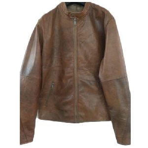 Tan Mens Leather Jacket