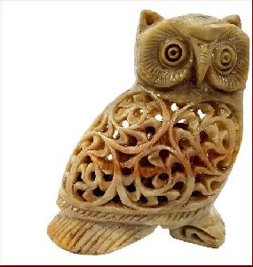 Soapstone Carved Owl