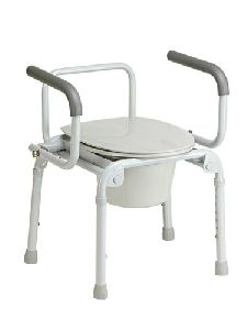 Commode Stool with Back Support