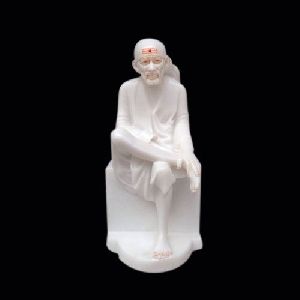1.3 Feet Marble Sai Baba Statue
