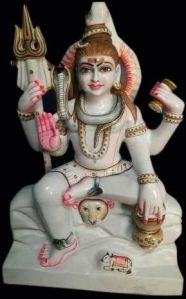 2.3 Feet Marble Lord Shiva Statue