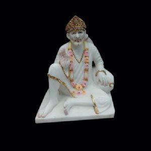 2.6 Feet Marble Sai Baba Statue