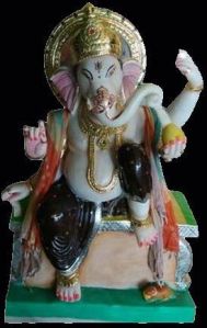 3 Feet Marble Lord Ganesha Statue