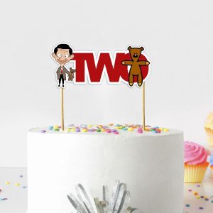 Mr.Bean Two Cake Topper