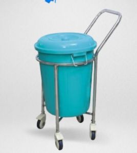 Soiled Linen Trolley Plastic Bucket