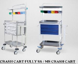 Stainless Steel Crash Cart Trolley