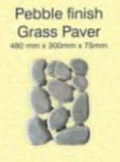 Pebble Finish Grass Paver