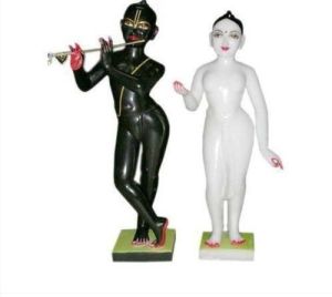 Marble Radha Krishna Statue