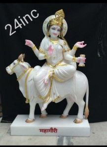 Marble Mahagauri Mata Statue