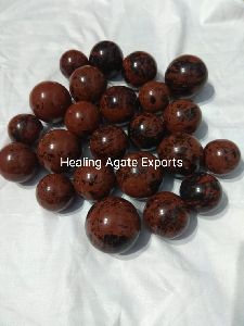 Mahogany Obsidian Ball