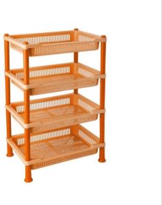 4 Tier Plastic Vegetable Rack