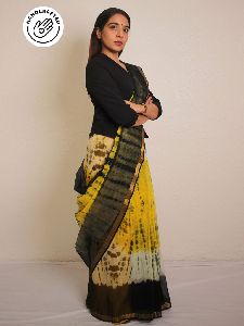 Tie Dye Kota Cotton Saree